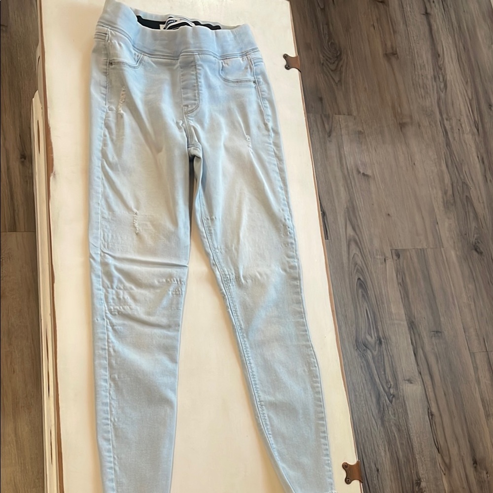 Old Navy Blue Jeggings High-Waisted Slim Fit